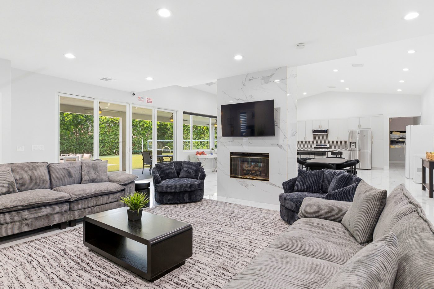 A quiet sitting area in the Palm Valley residential home
