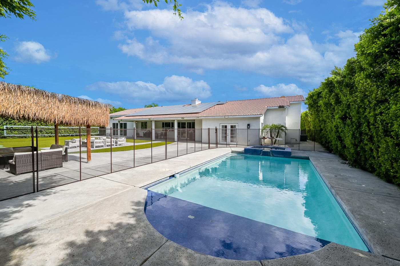 Pool and spa at Palm Valley