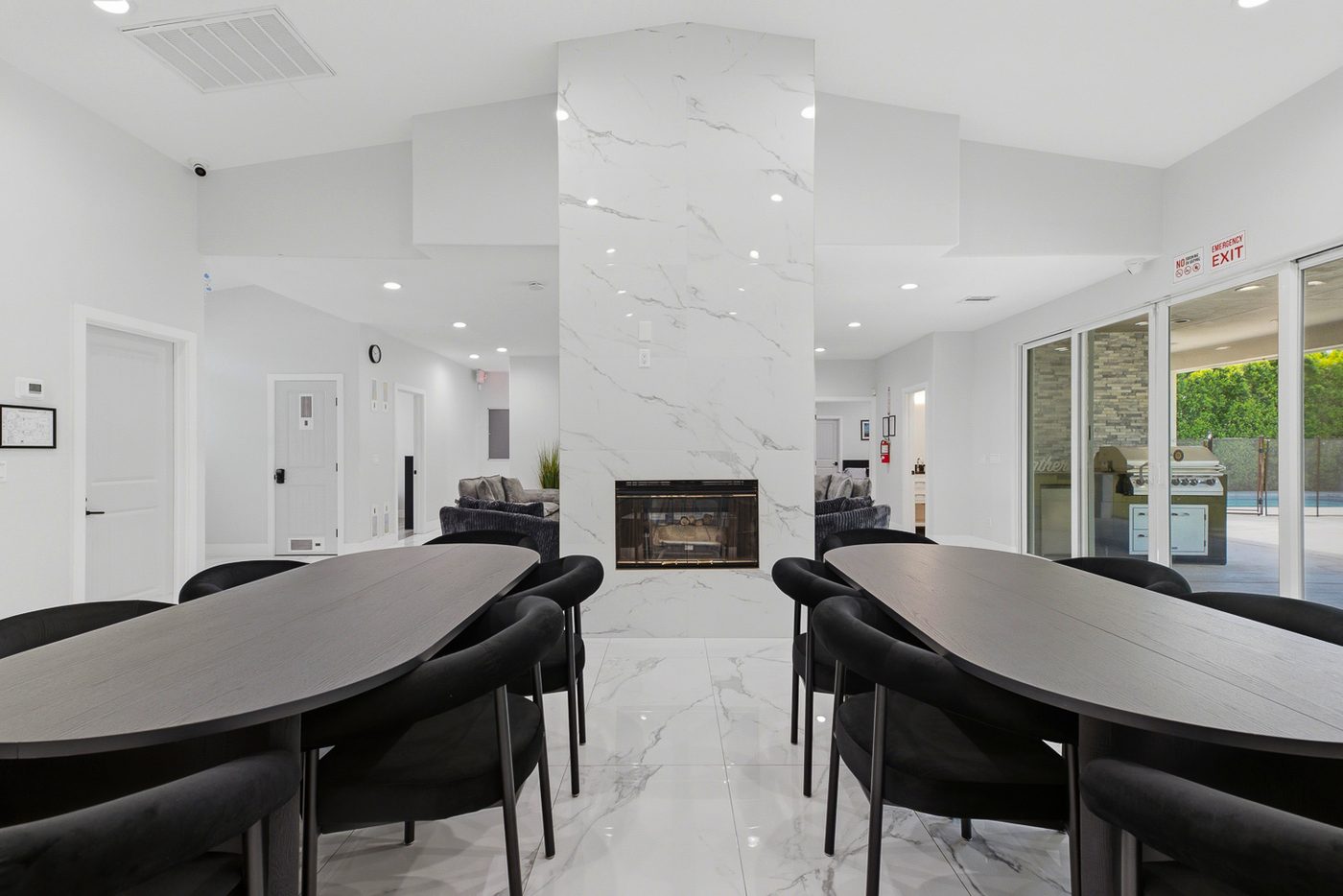 Living room at the Palm Valley residential home